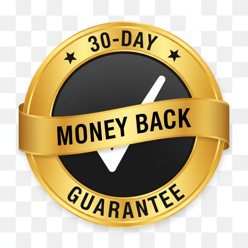 30-Day Money Back Guarantee Badge